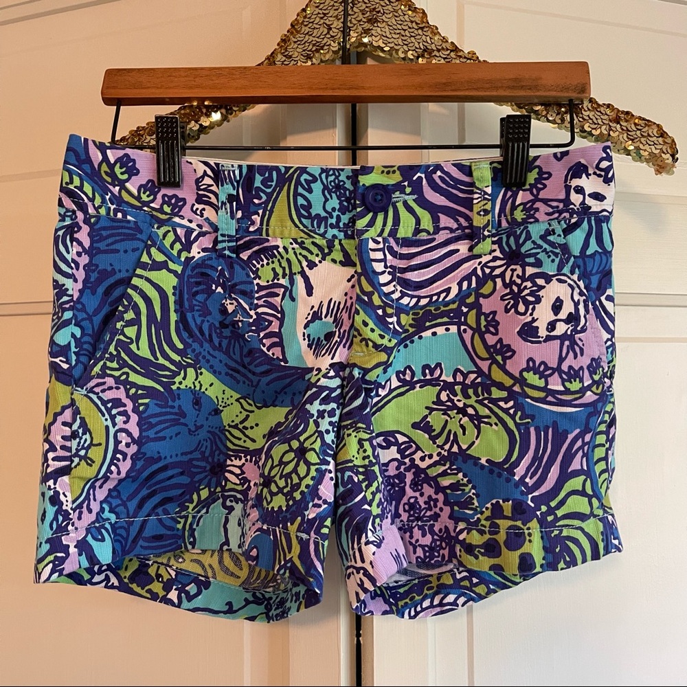 Lilly Pulitzer Catitude Print Callahan Short